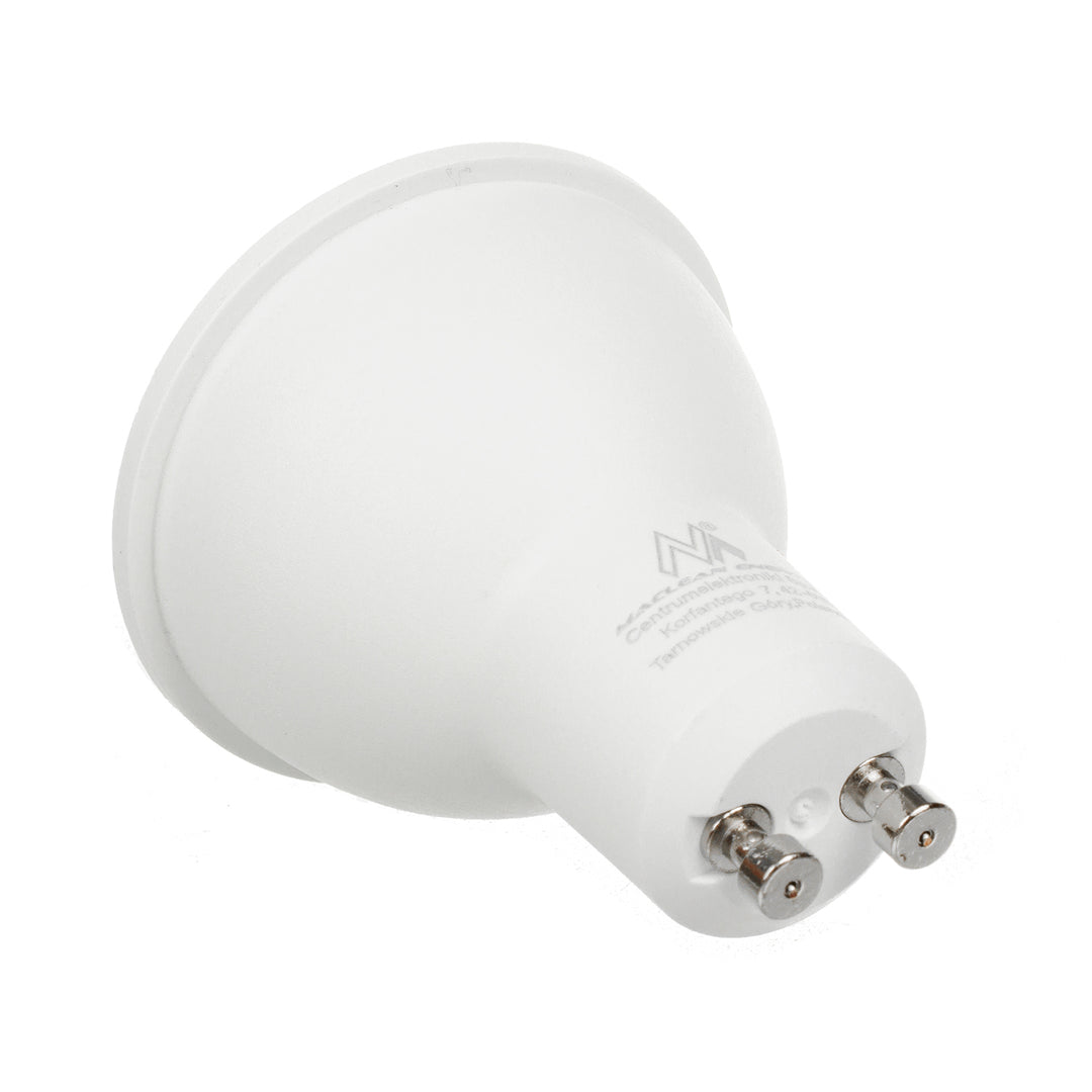 Plafon okrągły Maclean biały MCE422 + żarówka LED GU10 5W 4000K