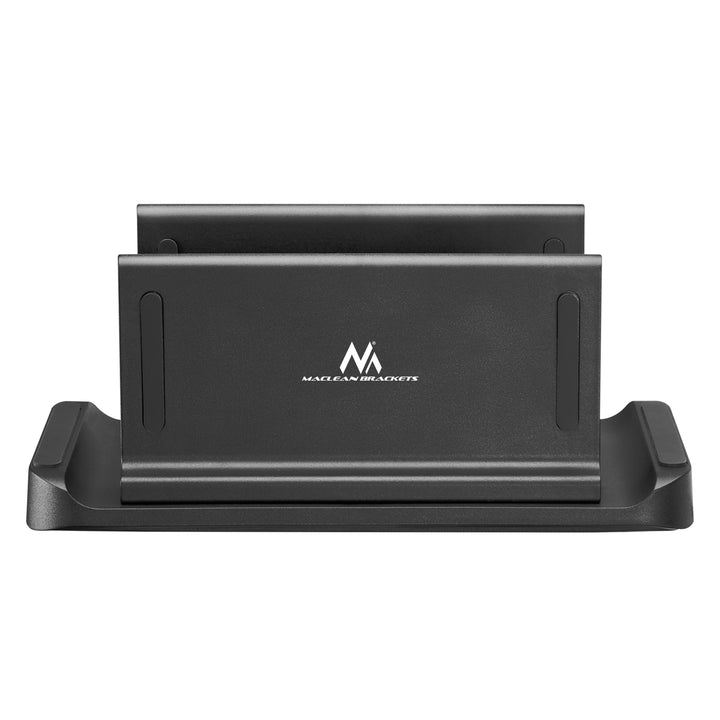 Uchwyt do terminala Thin-Client / mini PC Maclean, czarny, pasuje do uchwytów VESA, wolnostojący, MC-454