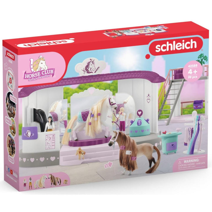 Zestaw Schleich Horse Club Salon piękności dla koni 42588