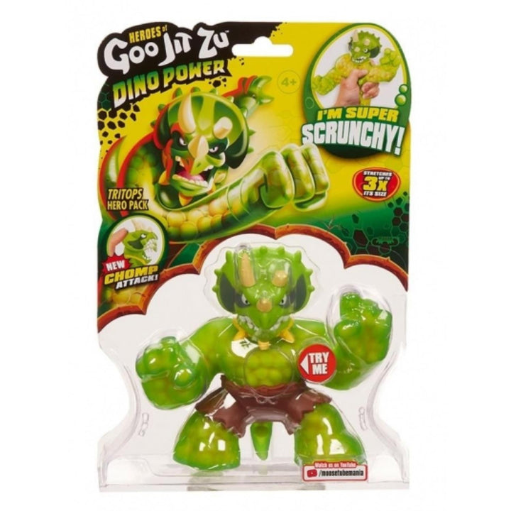 Figurka Heroes of Goo Jit Zu Dino Power Triceratops - Tritops