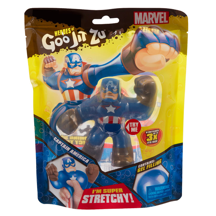 Figurka Heroes of Goo Jit Zu MARVEL - CAPTAIN AMERICA, wysokość 13 cm