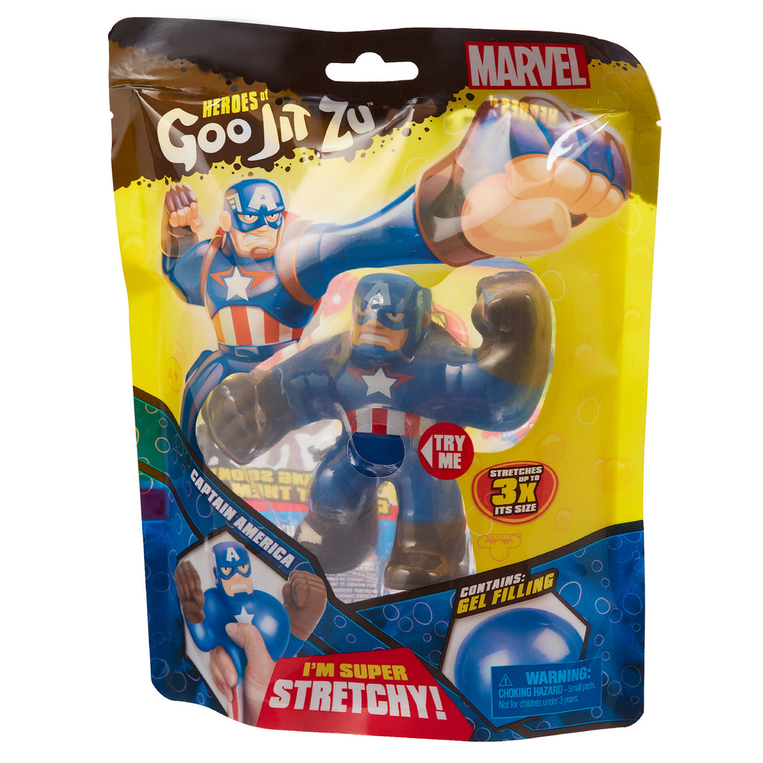 Figurka Heroes of Goo Jit Zu MARVEL - CAPTAIN AMERICA, wysokość 13 cm