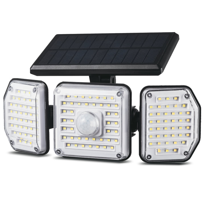 Solarna lampa LED z czujnikiem ruchu Maclean IP65, 4W, 320lm, 4000K, Li-ion 1200 mAh, 3 tryby pracy MCE615