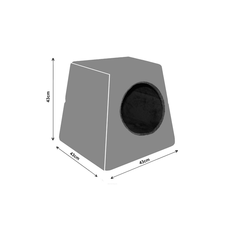 Uniwersalna budka dla psa / kota 2w1 - Alba rozm. M 43cmx43cm