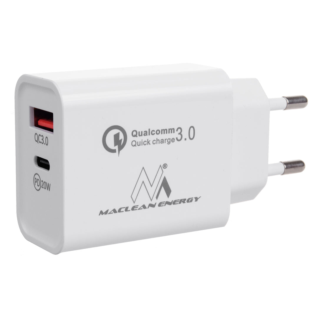 Ładowarka sieciowa 20W Quick Charge Power Delivery USB Type-C plus kabel 1m