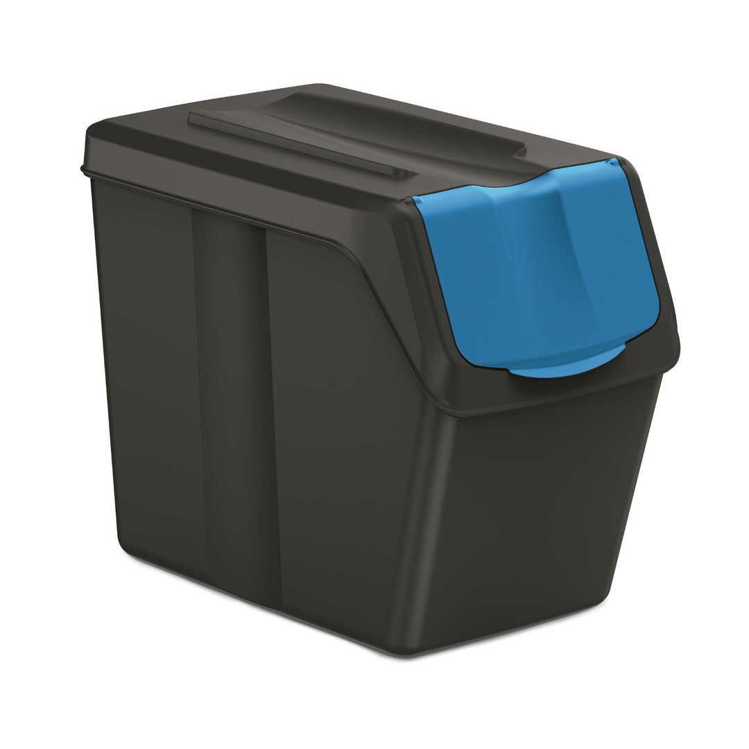 Kosz na śmieci Keden SORTI BOX (SET5) - czarny recykling