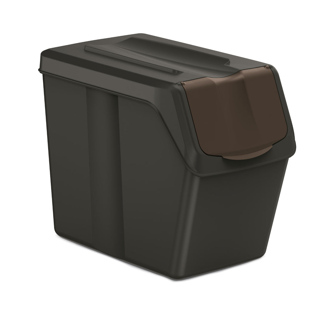 Kosz na śmieci Keden SORTI BOX (SET5) - czarny recykling