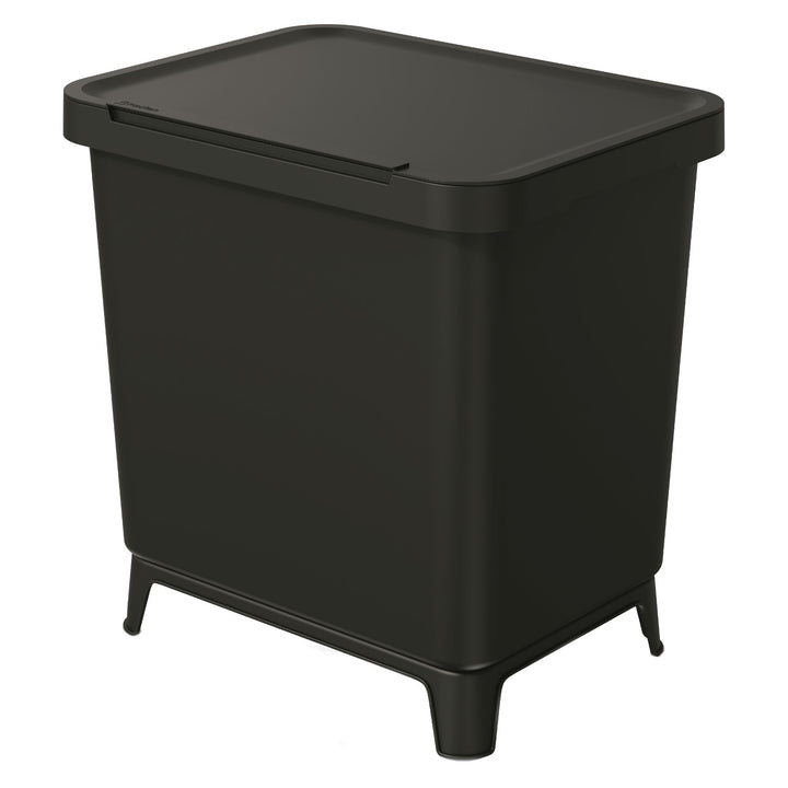 Kosz na śmieci Keden SYSTEMA - czarny recykling 29 litrów