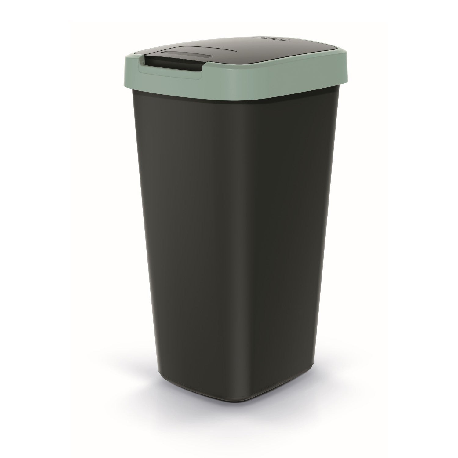 Kosz na śmieci 25 litrów KEDEN COMPACTA Q NSAB25-5575C - czarny z ziel ...