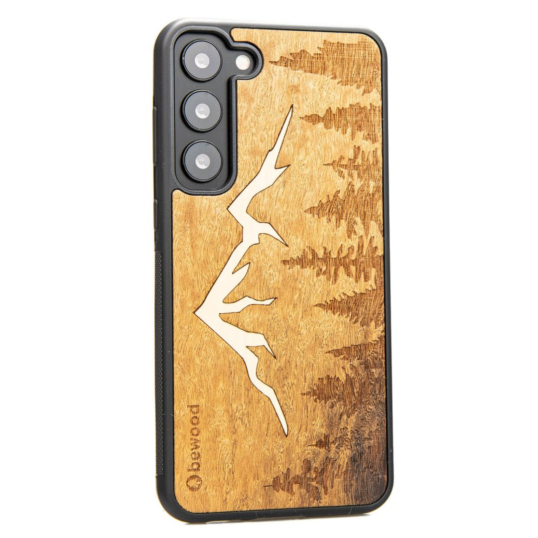 Drewniane Etui Bewood Samsung Galaxy S23 Plus GÓRY IMBUIA