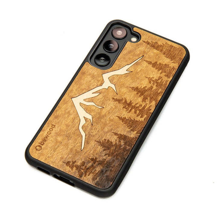 Drewniane Etui Bewood Samsung Galaxy S23 Plus GÓRY IMBUIA