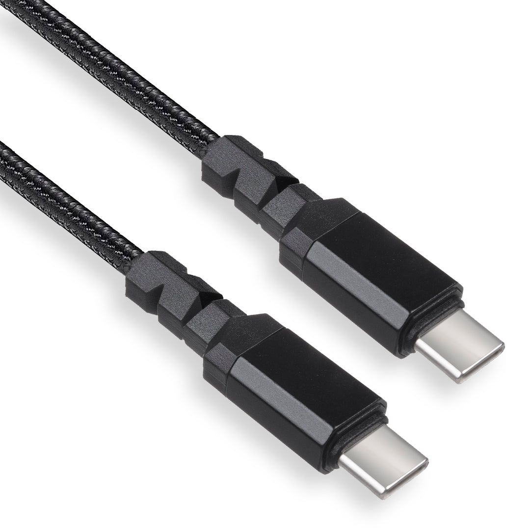 Kabel 2 x USB-C 100W Maclean, wspierający PD, przesył danych do 10Gbps, 5A, , czarny, dł. 2m, MCE492