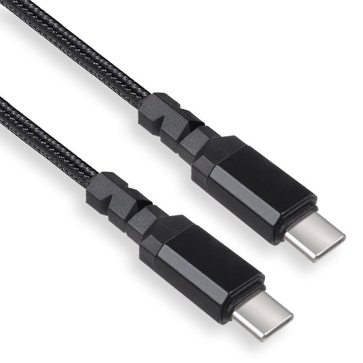 Kabel 2 x USB-C 100W Maclean, wspierający PD, przesył danych do 10Gbps, 5A, , czarny, dł. 2m, MCE492
