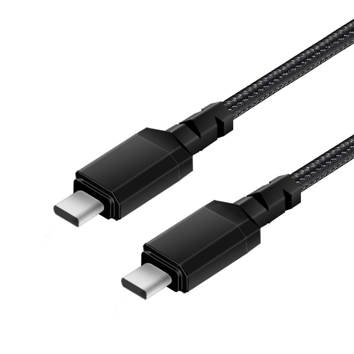 Kabel 2 x USB-C 100W Maclean, wspierający PD, przesył danych do 10Gbps, 5A, , czarny, dł. 2m, MCE492