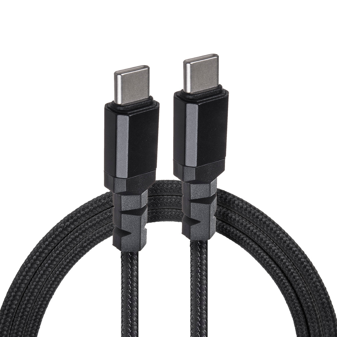 Kabel 2 x USB-C 100W Maclean, wspierający PD, przesył danych do 10Gbps, 5A, , czarny, dł. 2m, MCE492
