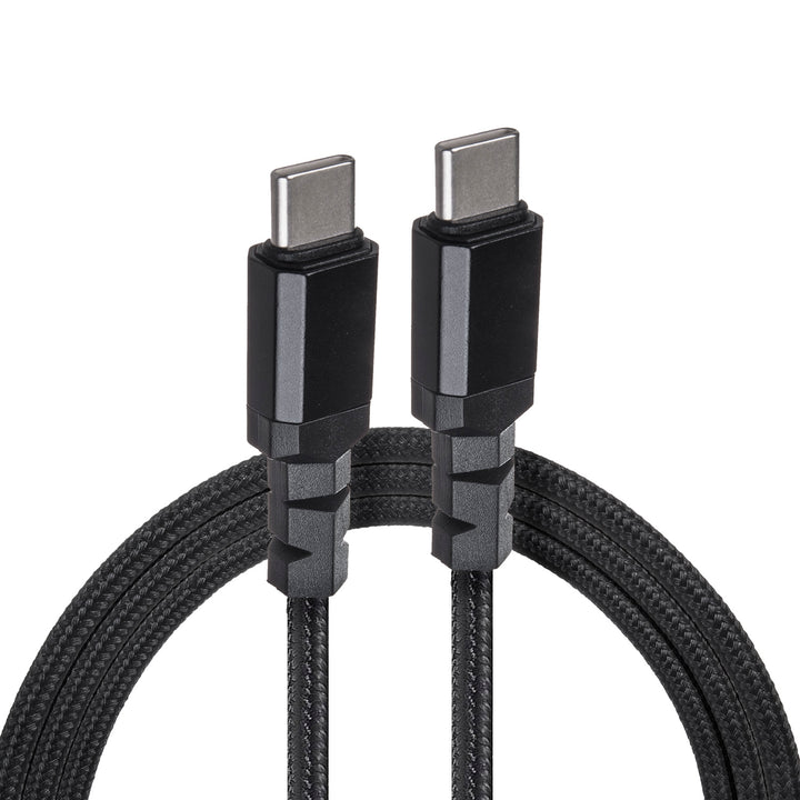 Kabel 2 x USB-C 100W Maclean, wspierający PD, przesył danych do 10Gbps, 5A, , czarny, dł. 2m, MCE492