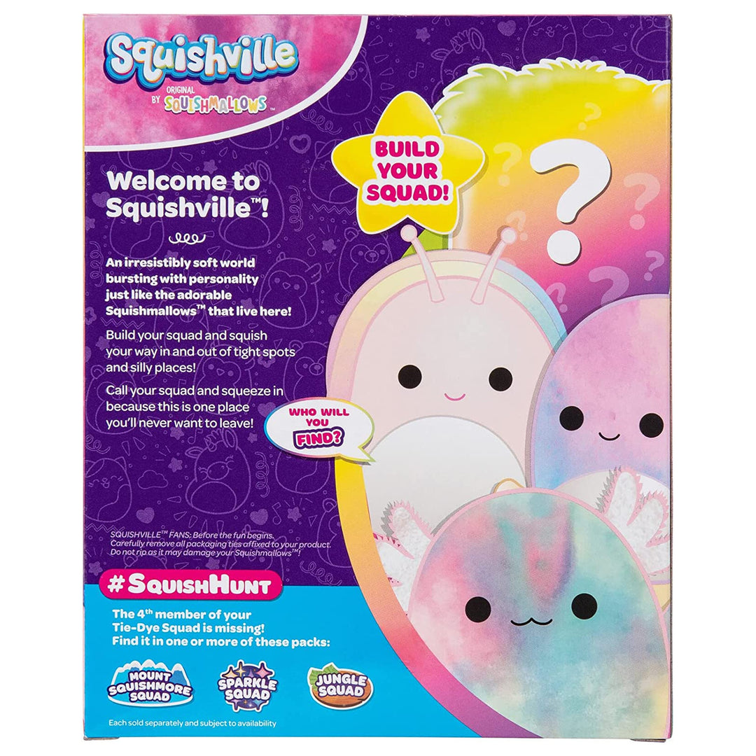 SQUISHVILLE Mini Squishmallow 4Pak Tie-Dye Squad, pluszak