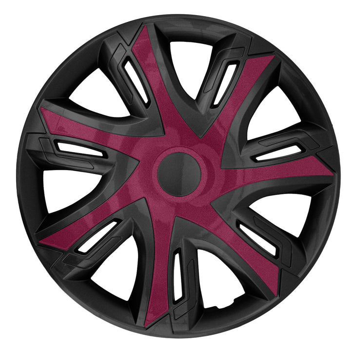 Kołpak 14" N-POWER BICOLOR claret/black komplet 4 sztuki