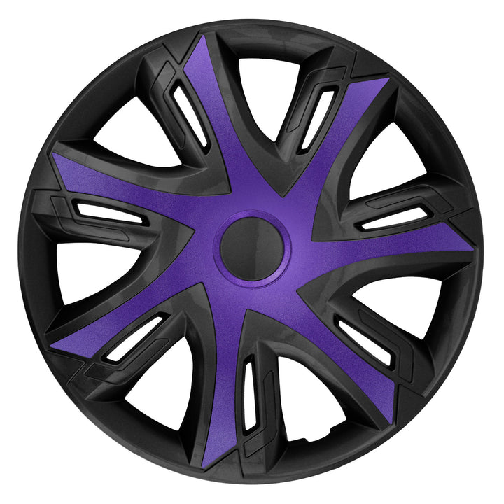 Kołpaki uniwersalne 14" N-POWER BICOLOR violet/black 4 sztuki