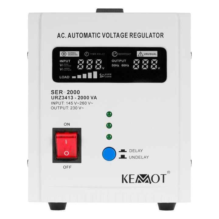 Automatyczny stabilizator napięcia 230 V KEMOT SER-2000