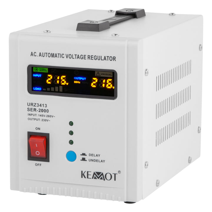 Automatyczny stabilizator napięcia 230 V KEMOT SER-2000