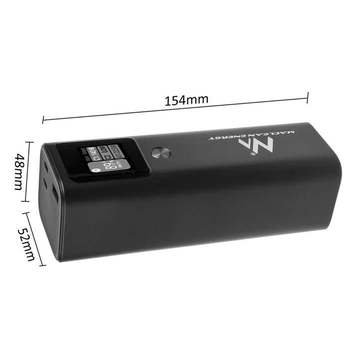 Mobilna bateria Power Bank Maclean, 24600mAh, Power Delivery (PD) 140W, Fast/Quick/Super Charge, 88,56Wh, 2x Typ-C, USB, MCE335