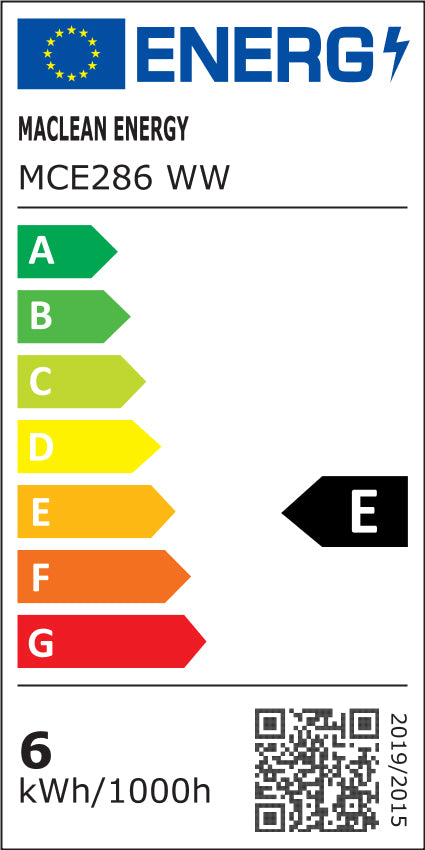 6x żarówka Maclean, Filamentowa LED E14, 6W, 230V, WW ciepła biała 3000K, 806lm, Retro edison ozdobna świeczka C35, MCE286