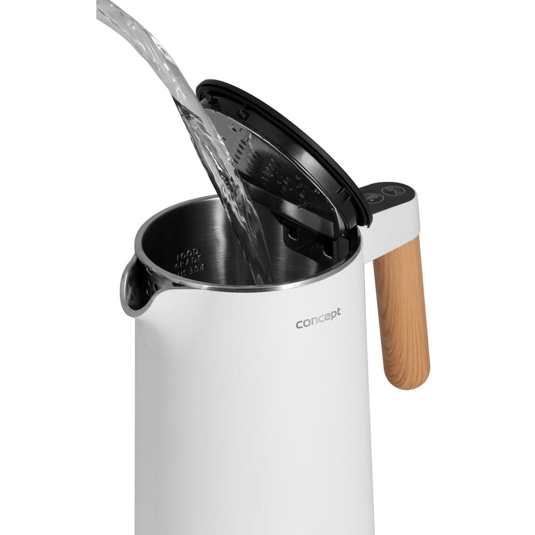 Concept Salt&Pepper RK3300 biały elektryczny czajnik 1,5 l Nordic Style