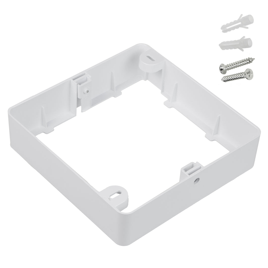 Adapter natynkowy Maclean, do panelu LED 18W , kwadratowy, 170*170*38mm, MCE379 S