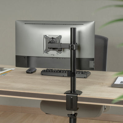 Uchwyt biurkowy do monitora LCD Maclean, pojedyncze ramię, VESA 75x75 oraz 100x100, 17-32", 9kg, MC-572N