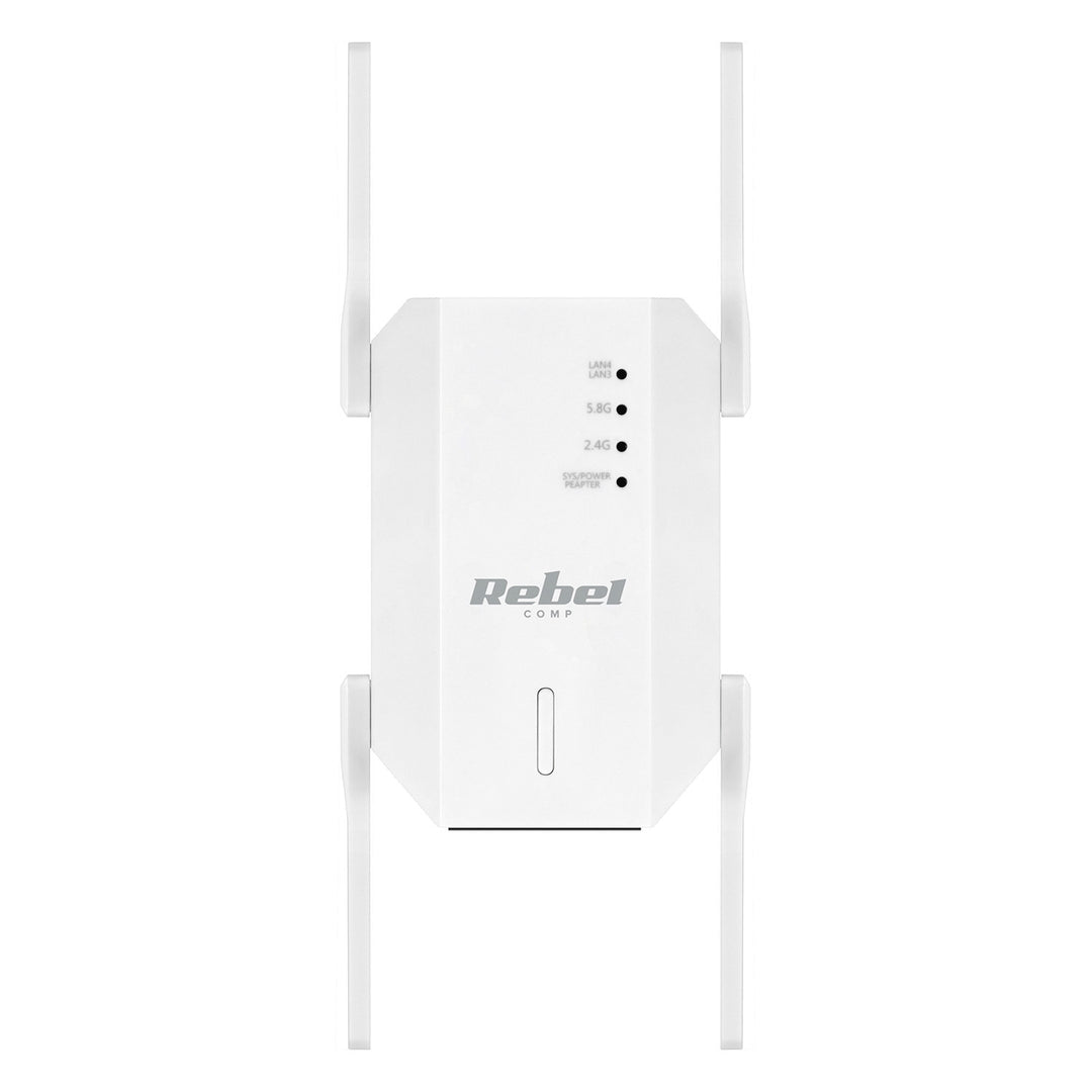 Repeater - wzmacniacz sieci bezprzewodowej 2.4+5 GHz Rebel