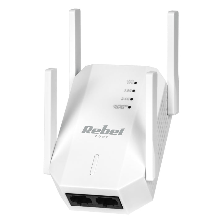 Repeater - wzmacniacz sieci bezprzewodowej 2.4+5 GHz Rebel