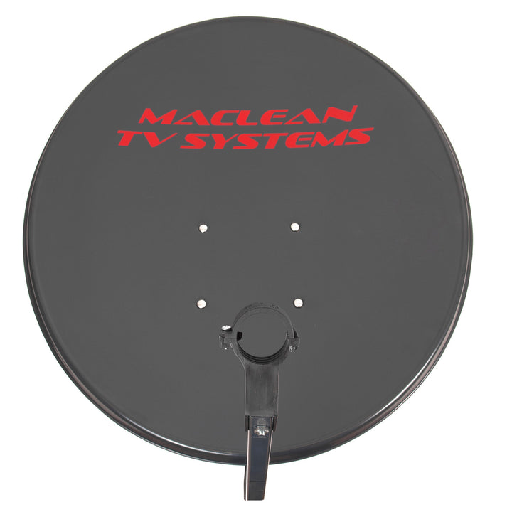 Zestaw satelitarny, antena 80 cm, uchwyt antenowy 40 cm, konwerter quad, kabel 100 m, wtyki