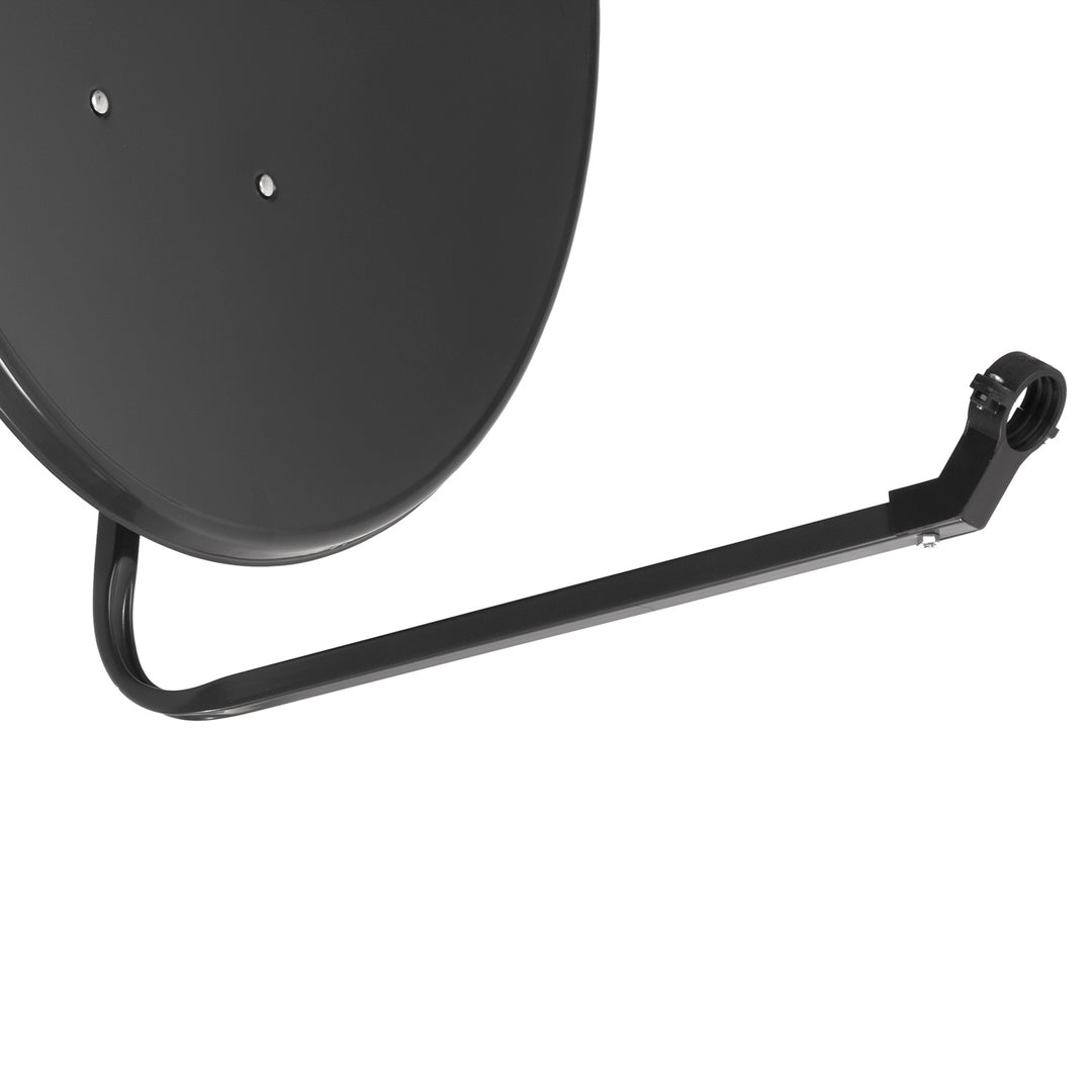 Zestaw satelitarny, antena 80 cm, uchwyt antenowy 40 cm, konwerter quad, kabel 100 m, wtyki