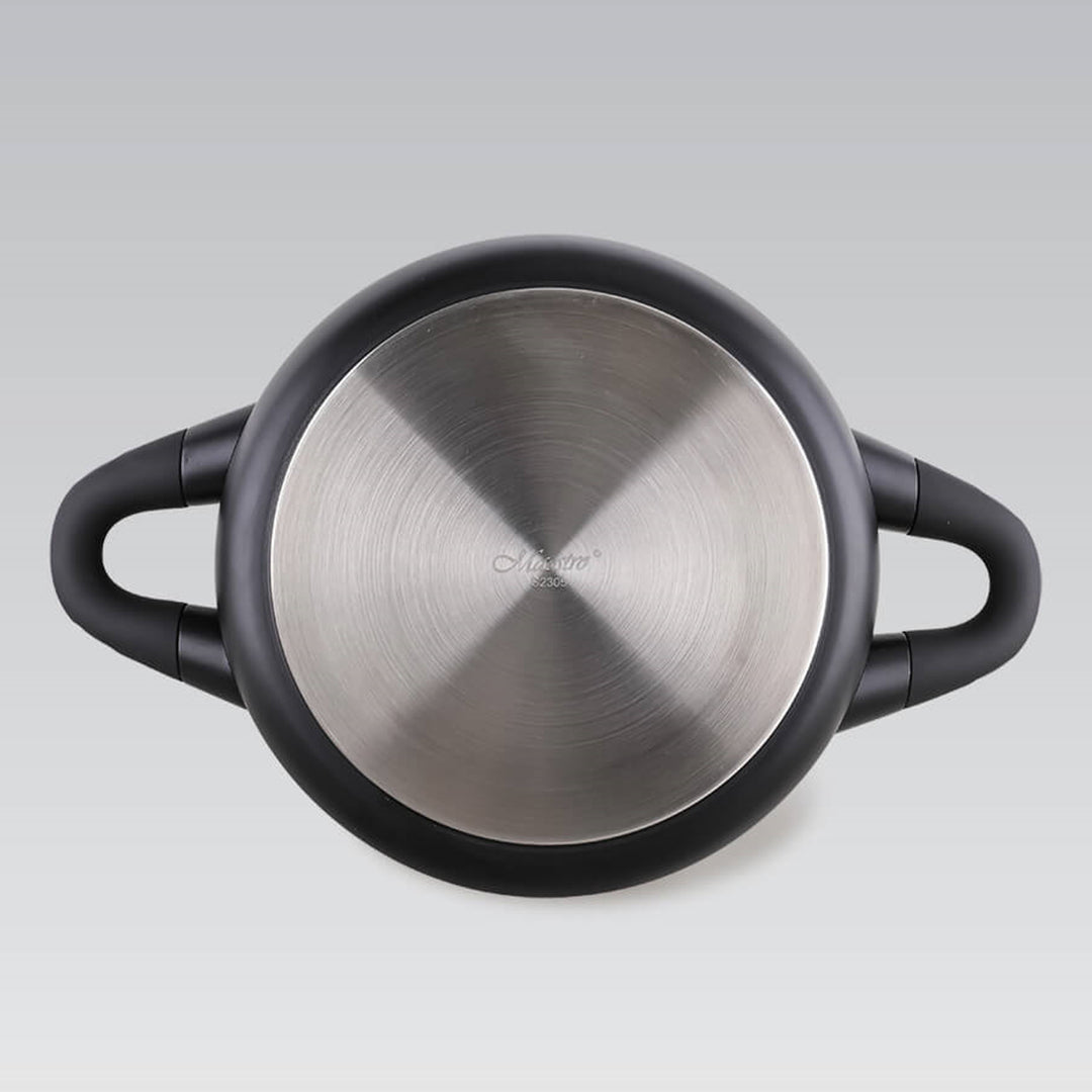 Garnek z pokrywą Maestro, 2,2 litry, 18 cm, odlew aluminiowy, powłoka non-stick, MR-4017-18