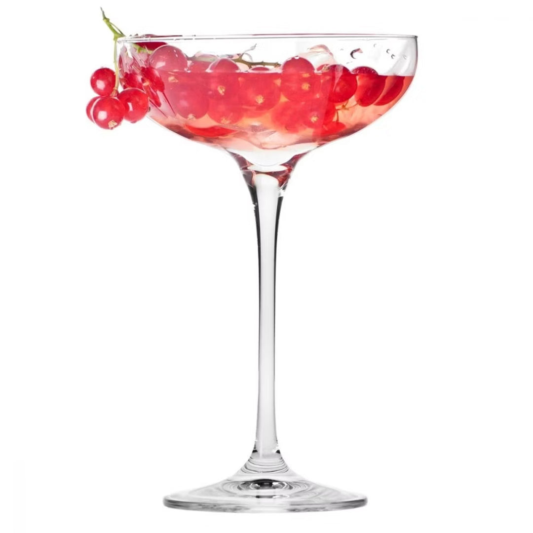Płaskie kieliszki do szampana Harmony 240 ml Krosno Glass (komplet 6 szt.)