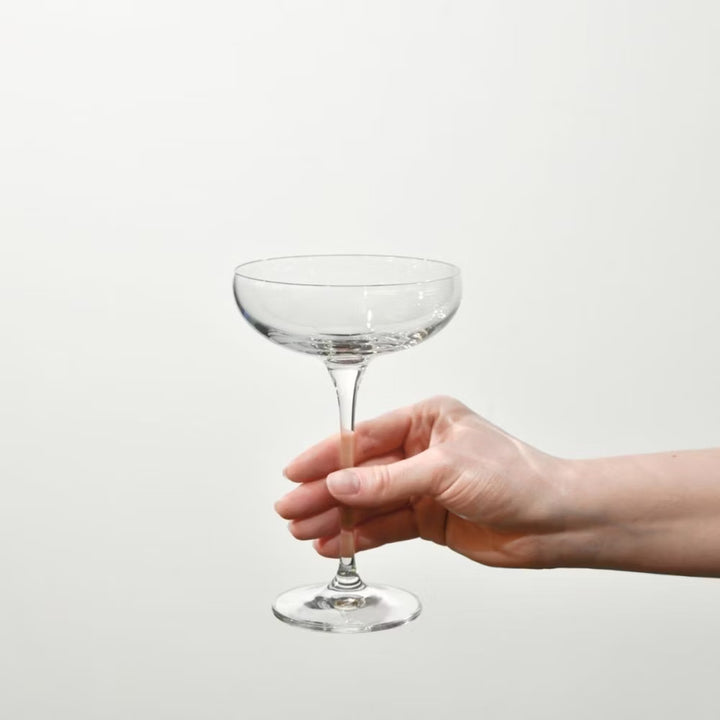 Płaskie kieliszki do szampana Harmony 240 ml Krosno Glass (komplet 6 szt.)