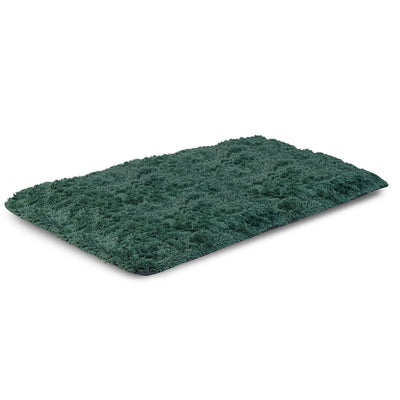 Dywan pluszowy, krótki włos, antypoślizgowy, 120 x 160 cm, zielony, DYWSHA120/160ZIE