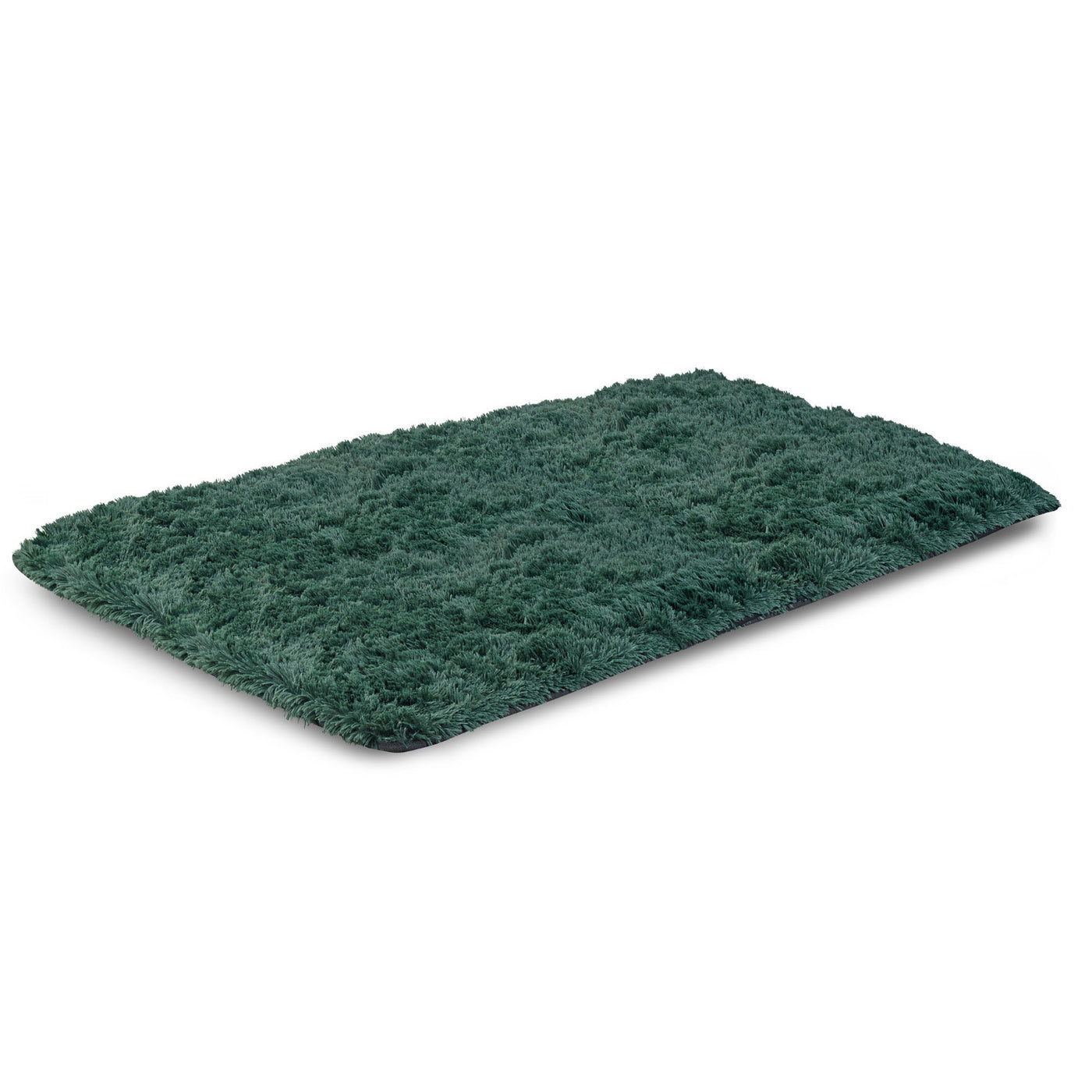 Dywan pluszowy, krótki włos, antypoślizgowy, 160 x 220 cm, zielony, DYWSHA160/220ZIE