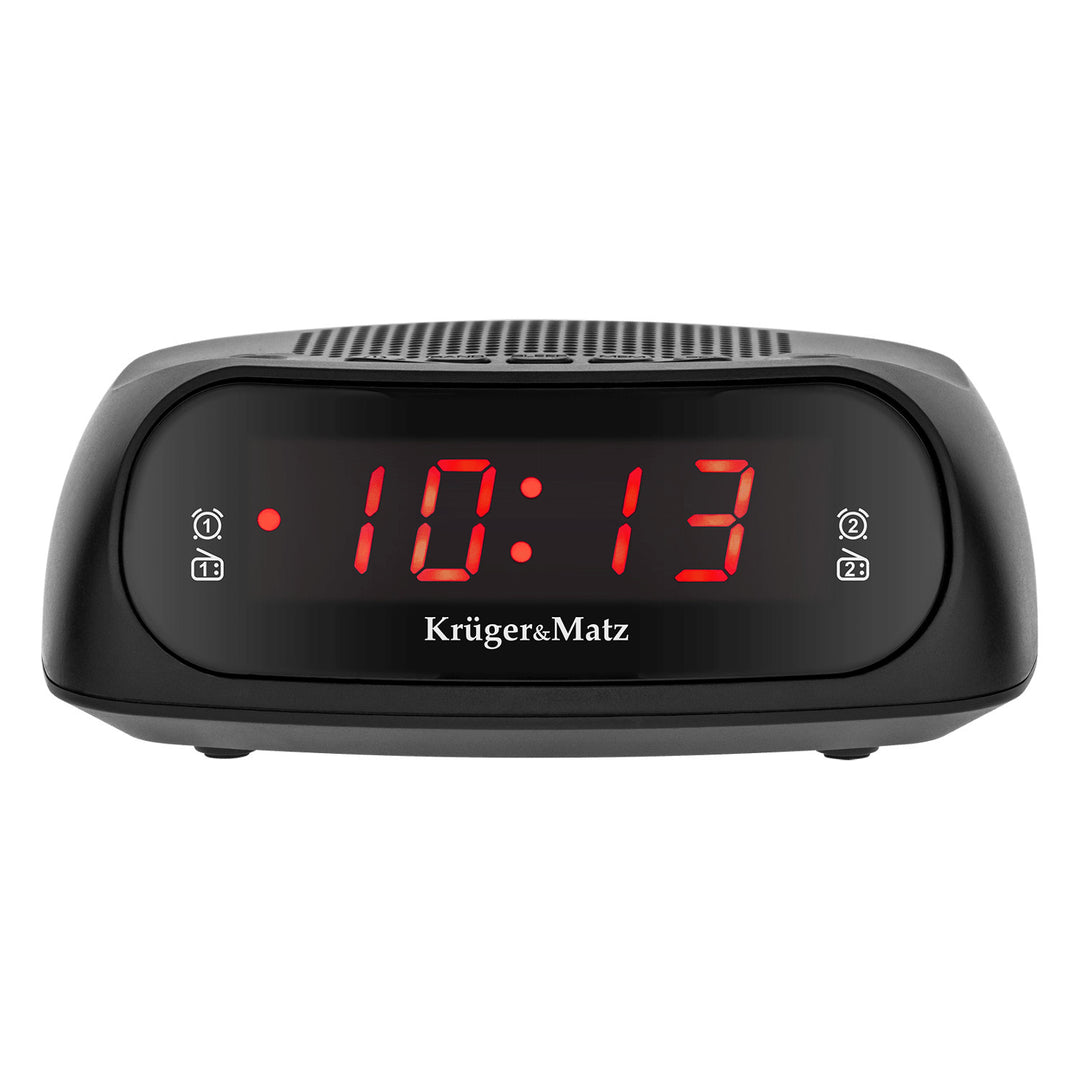 Radiobudzik Kruger&Matz, radio AM/FM, pamięć 20 stacji, podwójny alarm, KM0824