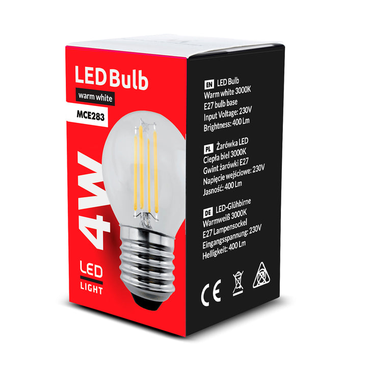 Plafon z czujnikiem PIR Maclean, sufitowy, z źródłem światła LED, 2x max. 40W, E27, 220-240V~ 50/60Hz, MCE324 + 2xMCE283