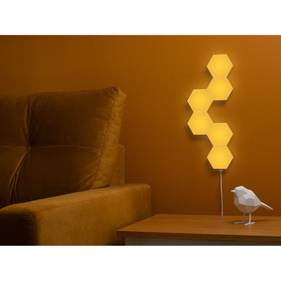 Zestaw lamp Tracer, 6 lamp, 10 trybów podświetlenia, tryb muzyczny, Smart Hexagon