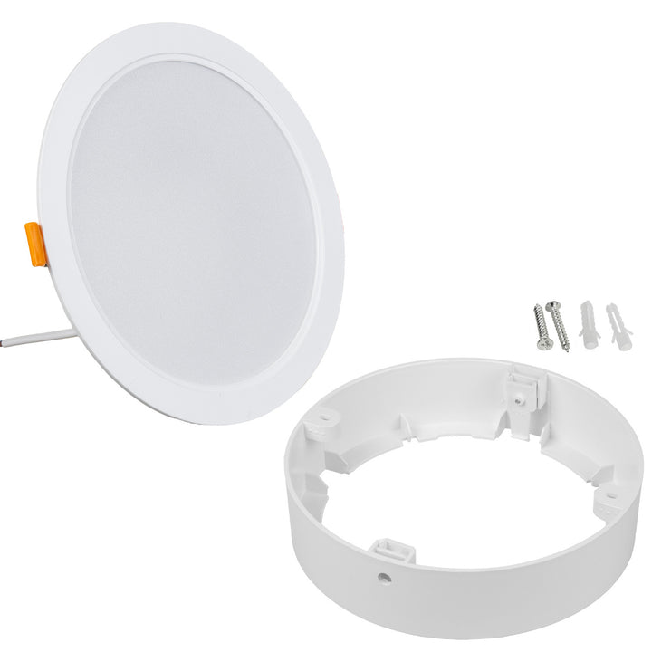 Panel LED sufitowy Maclean, podtynkowy SLIM, 18W, Neutral White 4000K, 170*26mm, 1800 lm, MCE372 R + adapter natynkowy MCE377 R