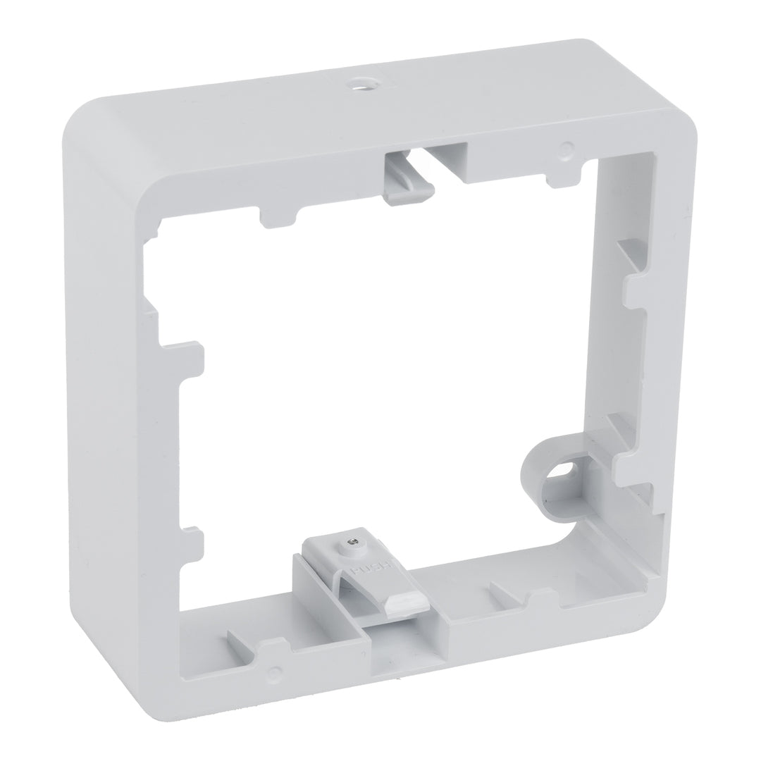 Panel LED sufitowy Maclean, podtynkowy SLIM, 9W, Neutral White 4000K, 120*120*26mm, 900lm, MCE373 S + adapter natynkowy MCE378 S