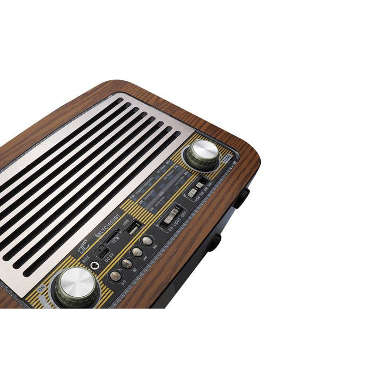 Radio przenośne LTC, teleskopowa antena, Bluetooth, FM/AM/SW, Olza Retro