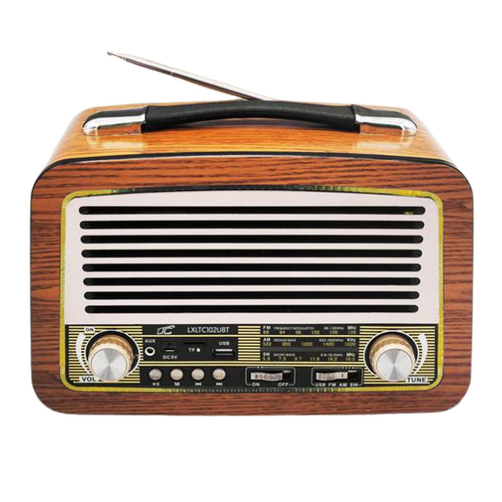 Radio przenośne LTC, teleskopowa antena, Bluetooth, FM/AM/SW, Olza Retro