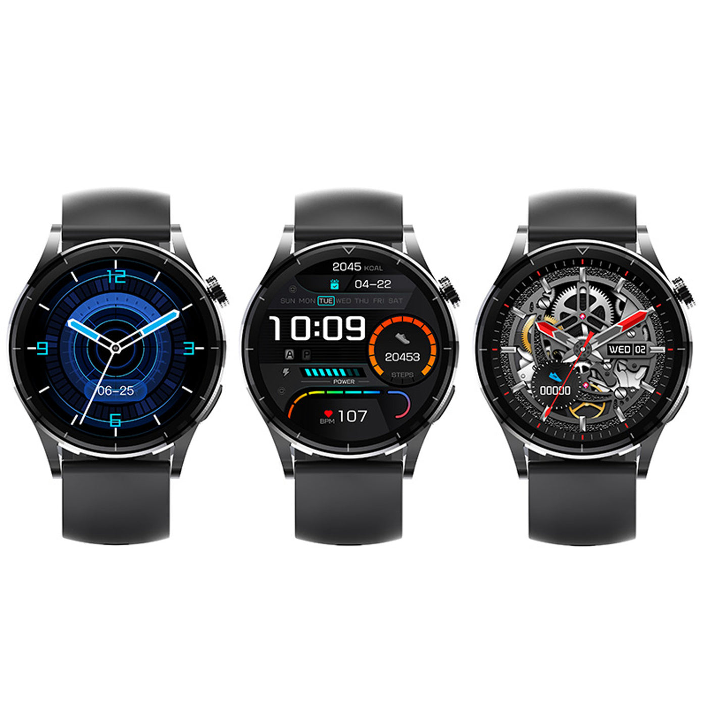 Smartwatch Tracer, Bluetooth 5.2, ekran dotykowy 1.3”, 70 trybów sportowych, SM7 GP+ Line