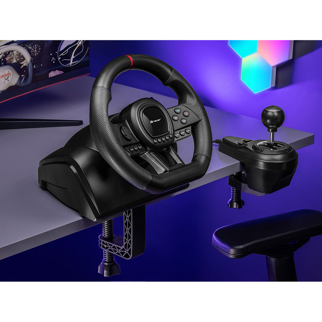 Kierownica Tracer, skrzynia biegów, pedały, do PC PS3 PS4 Xbox One Xbox360 Switch, Simracer