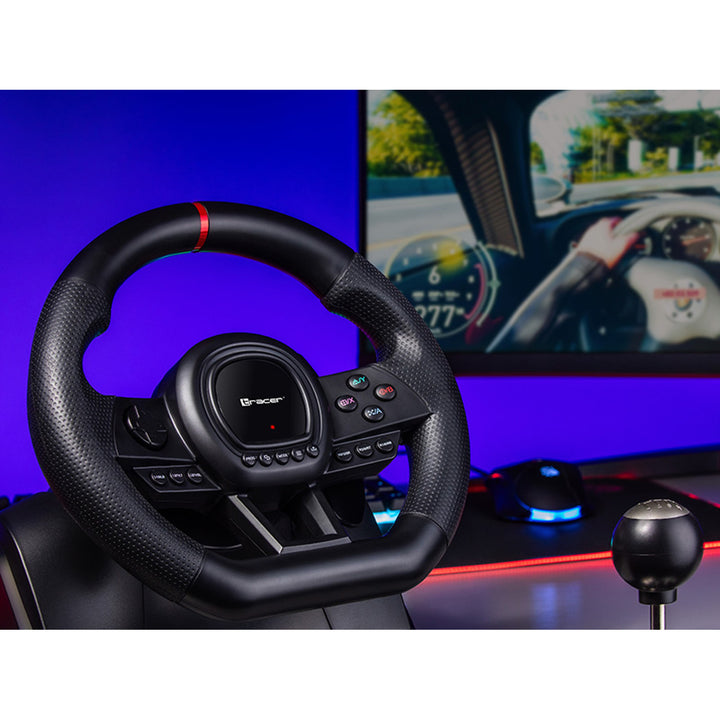 Kierownica Tracer, skrzynia biegów, pedały, do PC PS3 PS4 Xbox One Xbox360 Switch, Simracer